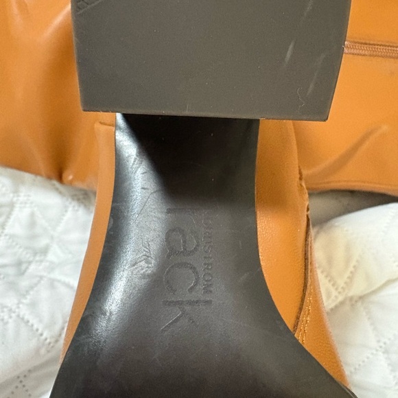 Nordstrom Rack NWOT Brown Leather Knee-High Boots - Picture 11 of 11